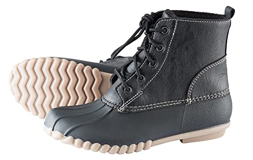 PFIFF Damen Bootle Stallschuhschuhe Winterschuhe, schwarz, 36 von PFIFF