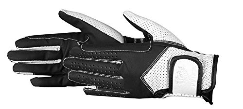PFIFF Damen Reithandschuhe zweifarbig Handschuhe, schwarz/Weiß, M PFIFF Damen Reithandschuhe zweifarbig Handschuhe, schwarz/Weiß, M von PFIFF