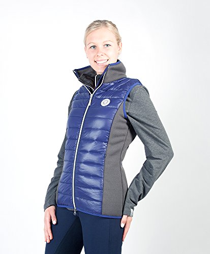 PFIFF Damen Steppweste-Hylite-Reitweste Weste, dunkelblau, S PFIFF Damen Steppweste-Hylite-Reitweste Weste, dunkelblau, S von PFIFF