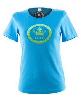 PFIFF Damen T-Shirt ´Gerrit´, Blau L, Blue, L von PFIFF
