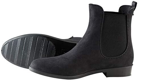 PFIFF Damen Tinge Reitstiefelette Stiefelette, schwarz, 40 von PFIFF