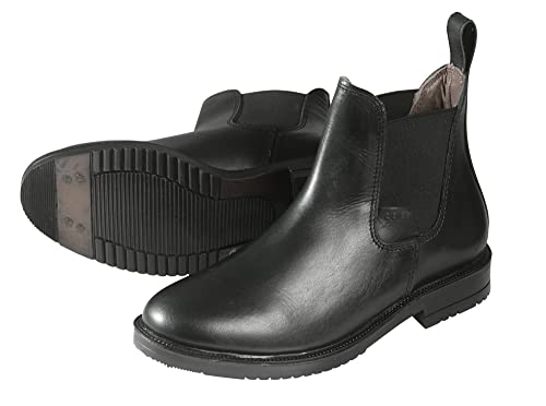 PFIFF Herren 744825 Jodhpurstiefelette Leder Schwarz 39, Schwarz, 39 EU von PFIFF