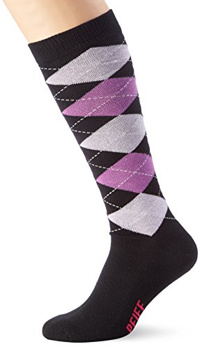 PFIFF Unisex 100322 Socke, schwarz-lila-flieder, 37-39 EU PFIFF Unisex 100322 Socke, schwarz-lila-flieder, 37-39 EU von PFIFF
