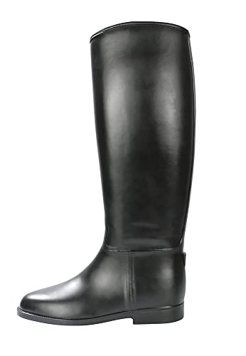 Pfiff 101878 Kunstleder - Reitstiefel Cardiff, klassisch, elegant, Innenfutter, schwarz, 39, NS von PFIFF