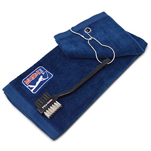 PGA TOUR Handtuch- und Bürstenset Towel Clip & Club Brush, Blue PGA TOUR Handtuch- und Bürstenset Towel Clip & Club Brush, Blue von PGA TOUR