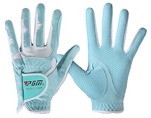 PGM Golfhandschuhe für Damen, verbesserte Griffigkeit, kühl und bequem, 4 Farboptionen, Größe S, Blau, 1 Paar PGM Golfhandschuhe für Damen, verbesserte Griffigkeit, kühl und bequem, 4 Farboptionen, Größe S, Blau, 1 Paar von PGM