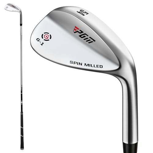 PGM Golfkeil-Set für Damen und Herren – 50/52/54/56/58/60/62/64 Grad Spaltkeil Sandkeil Lob Wedge Rechte Hand – gefräste Fläche für mehr Spin – leicht aus dem Bunker zu entkommen PGM Golfkeil-Set für Damen und Herren – 50/52/54/56/58/60/62/64 Grad Spaltkeil Sandkeil Lob Wedge Rechte Hand – gefräste Fläche für mehr Spin – leicht aus dem Bunker zu entkommen von PGM