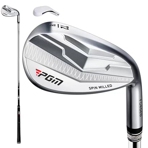 PGM Rechtshänder-Keil – 72 Grad Premium Sand Wedge, Lob Wedge für Männer & Frauen – CNC Textured – Bunker Buster Escape Bunkers und Save Strokes Around The Green-High Loft Golf Club PGM Rechtshänder-Keil – 72 Grad Premium Sand Wedge, Lob Wedge für Männer & Frauen – CNC Textured – Bunker Buster Escape Bunkers und Save Strokes Around The Green-High Loft Golf Club von PGM