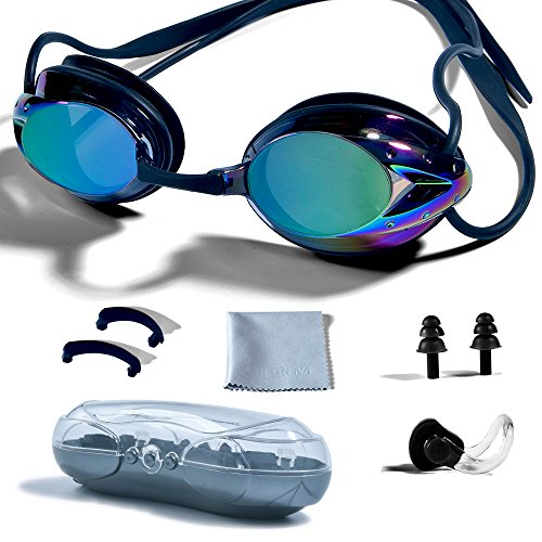 PHELRENA Schwimmbrille, professionelle Schwimmbrille, Anti-Beschlag, UV-Schutz, kein Auslaufen, für Erwachsene, Herren, Damen, Kinder PHELRENA Schwimmbrille, professionelle Schwimmbrille, Anti-Beschlag, UV-Schutz, kein Auslaufen, für Erwachsene, Herren, Damen, Kinder von PHELRENA