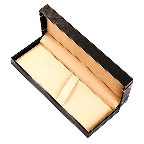 PHENOFICE Kasten Etui Tragbarer Stift-Organizer Federmäppchen für Erwachsene Schwarze Kugelschreiber für stifte stiftebox Stiftbehälter Füllfederhalter-Organizer Pu Black von PHENOFICE