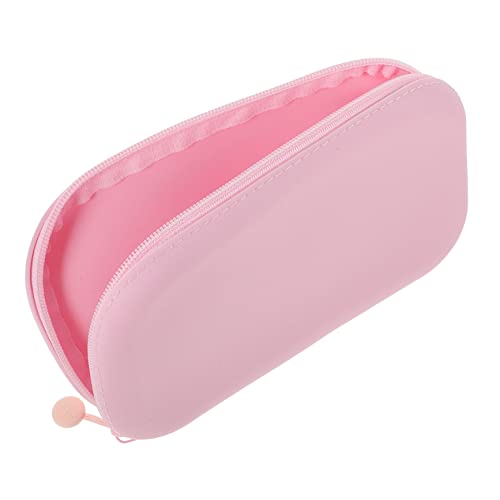 PHENOFICE Kosmetik-aufbewahrung Tasche Organizer Für Federmäppchen in Farbe Halter Für Make-up-Koffer Farbstift-Organizer Bleistiftbeutel Für Kinder Kosmetiktasche Für Mädchen Kieselgel Rosa von PHENOFICE