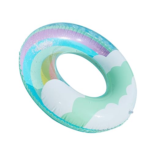 PHENOFICE Wolkenschwimmring Sommerschwimmzubehör Schwimmring mit Wolkenmuster Außenpools schwimmring Kind für Schwimmbad Schwimmring schwimmender Schwimmring PVC Colorful von PHENOFICE