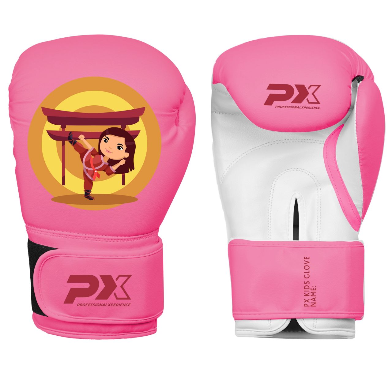 Kids Boxhandschuh mit Ninja Girl-Figur Kids Boxhandschuh mit Ninja Girl-Figur von PHOENIX