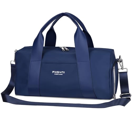 Turnbeutel für Damen, Mädchen und Herren, Marineblau, 16" Small Size, Modisch, niedlich, kompakt Turnbeutel für Damen, Mädchen und Herren, Marineblau, 16" Small Size, Modisch, niedlich, kompakt von PHSYNI