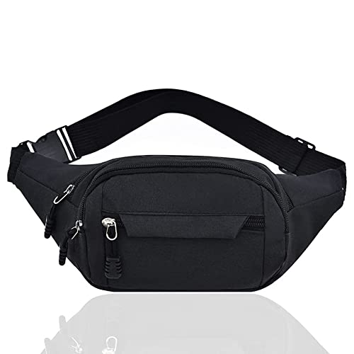 PHTOIT GroßE GüRteltasche für MäNner und Frauen, Crossbody-GüRteltasche und HüFttasche mit Verstellbarem Riemen für das Training im Freien auf Reisen A von PHTOIT