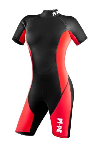 PI-PE Damen Neoprenanzug Pure, Rot, M von PI-PE