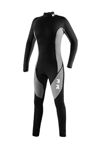 PI-PE Damen Neoprenanzug Pure Long 3mm, Grau, S PI-PE Damen Neoprenanzug Pure Long 3mm, Grau, S von PI-PE