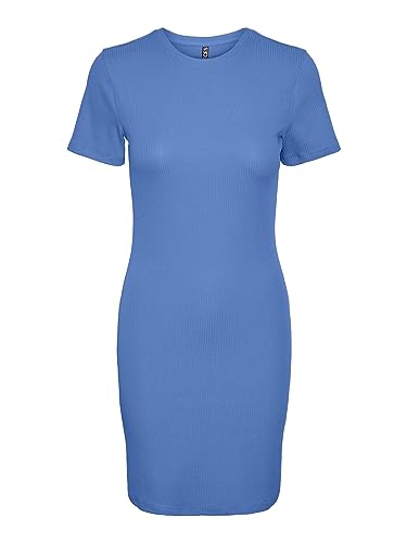 Pieces Damen Pcruka Ss Dress Noos Bc, Marina, M Pieces Damen Pcruka Ss Dress Noos Bc, Marina, M von PIECES