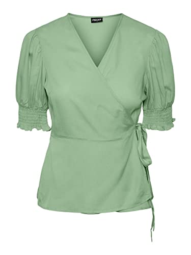 PIECES Damen Pctala 2/4 Wrap Noos Bc Top, Indian Tan/AOP:Leo, M EU PIECES Damen Pctala 2/4 Wrap Noos Bc Top, Indian Tan/AOP:Leo, M EU von PIECES