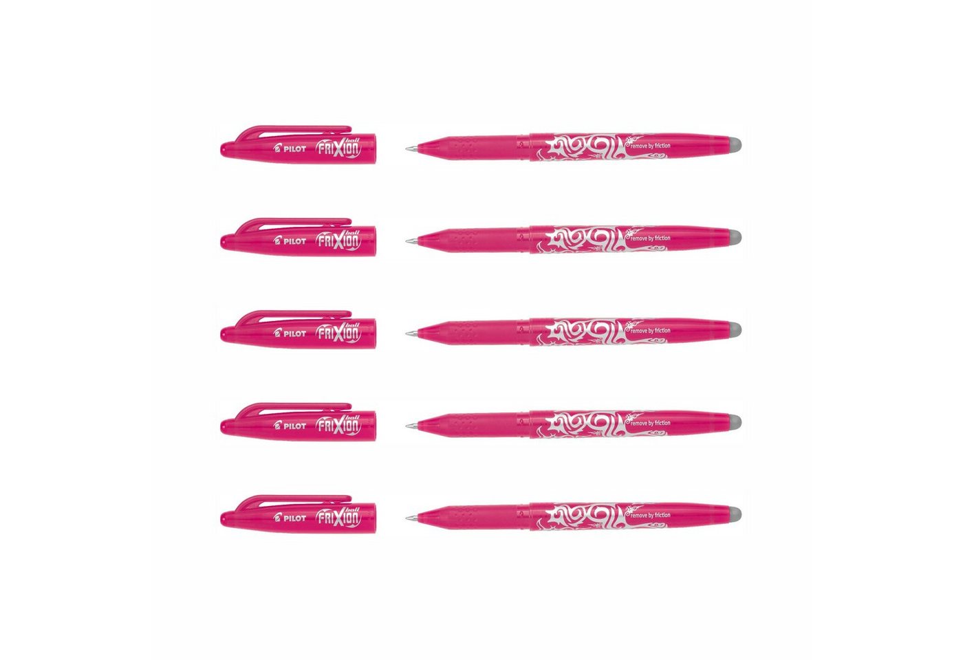 PILOT Tintenroller Frixion Ball 0.7 - 5er-Set, (5-tlg) von PILOT