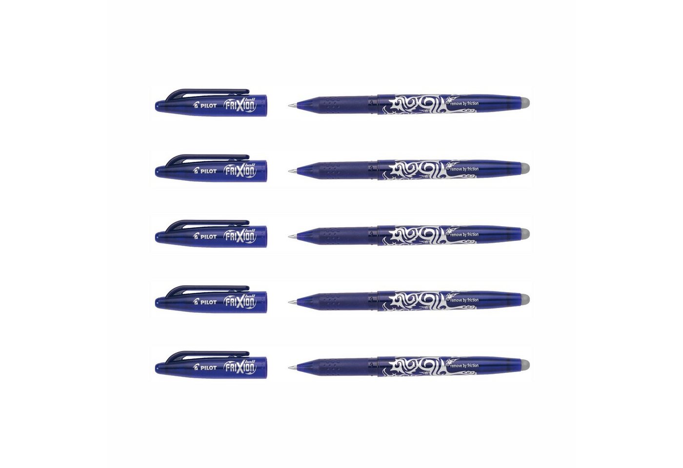 PILOT Tintenroller Frixion Ball 0.7 - 5er-Set, (5-tlg) von PILOT