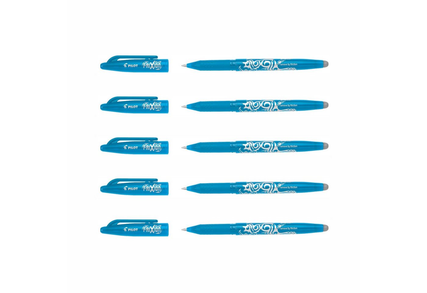 PILOT Tintenroller Frixion Ball 0.7 - 5er-Set, (5-tlg) von PILOT