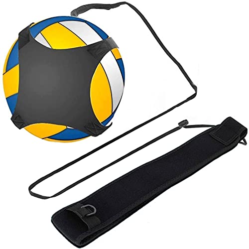 PINCOU Volleyball-Trainingsgerät mit verstellbaren Kordeln und Gürtel zum Servieren, Dotieren, Fixieren, Schlagen und Üben im, Rotationen mit drehbarem Arm von Wchiuoe