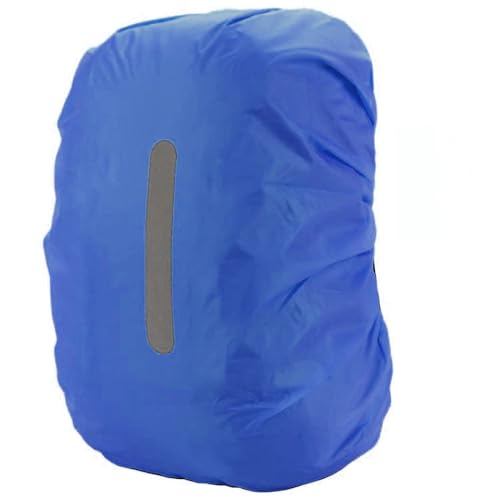 PINEPAN Regenschutz für Schulrucksäcke, wasserdicht, Reflektoren, elastisches Band, Königsblau, 20 l PINEPAN Regenschutz für Schulrucksäcke, wasserdicht, Reflektoren, elastisches Band, Königsblau, 20 l von PINEPAN