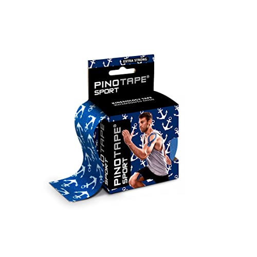 Pinotape Sport Kinesiologisches Tape 5 cm x 5 Meter Anchor Anker 5er Pack von PINOTAPE