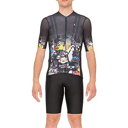 PISSEI Sanremo Trikot für Herren S Schwarz PISSEI Sanremo Trikot für Herren S Schwarz von PISSEI