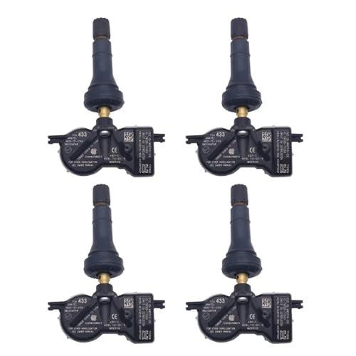 PJKHJUY 4PCS TPMS Reifendrucksensor 68313387AA, Für Chrysler 200 Pacifica Voyager, Für Dodge Durango, Für Jeep Compass Grand Cherokee von PJKHJUY