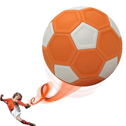PKKP Fussball Curve Ball, 20cm Eva Gummi Kurvenfußball, Flexibler Kickerball mit wissenschaftlichem Design, Curve and Swerve Football Toy für Fußballtraining (A) von PKKP