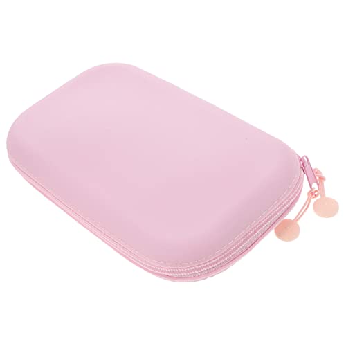 PLAFOPE Kosmetik-Aufbewahrung Tasche Federmäppchen für Mädchen Kosmetiktasche für Mädchen Storage Boxes aufbwahrungs-Box Organizer für Federmäppchen in Farbe kleines Federmäppchen Rosa von PLAFOPE