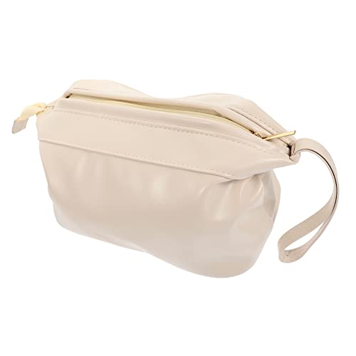 PLAFOPE Waschtasche Kosmetiktasche Kulturbeutel für unterwegs Kosmetiktaschen für Damen Fitness Bag Storage Bags Make-up-Taschen Schminktasche groß Kulturbeutel mit Reißverschluss PU-Leder von PLAFOPE