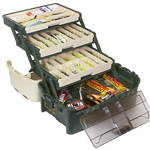 Plano Hybrid Hip Tackle System, Einheitsgröße, Weiß und Grün, Premium Tackle Storage with Removable Drawers, Fits StowAway Utility Boxes, Storage for Fishing Plano Hybrid Hip Tackle System, Einheitsgröße, Weiß und Grün, Premium Tackle Storage with Removable Drawers, Fits StowAway Utility Boxes, Storage for Fishing von PLANO