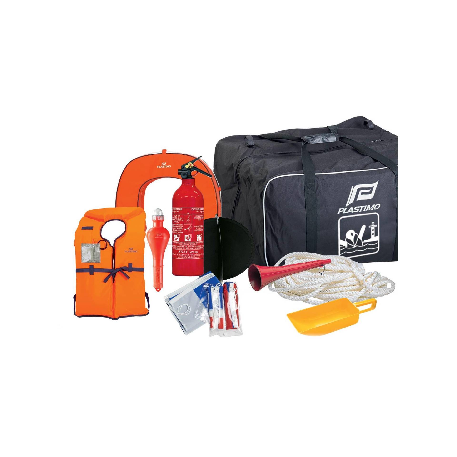 Tasche mit Sicherheitsausrüstung Segeln für 4 Personen bis 2-Meilen-Zone von PLASTIMO