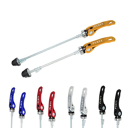 PLATTBK Fahrrad Schnellspanner,Schnellspannset Schnellspannspieße MTB Fahrradfahren Rad Speiche Vorder- & Hinterspeiche für Straßen Rennrad PLATTBK Fahrrad Schnellspanner,Schnellspannset Schnellspannspieße MTB Fahrradfahren Rad Speiche Vorder- & Hinterspeiche für Straßen Rennrad von PLATTBK