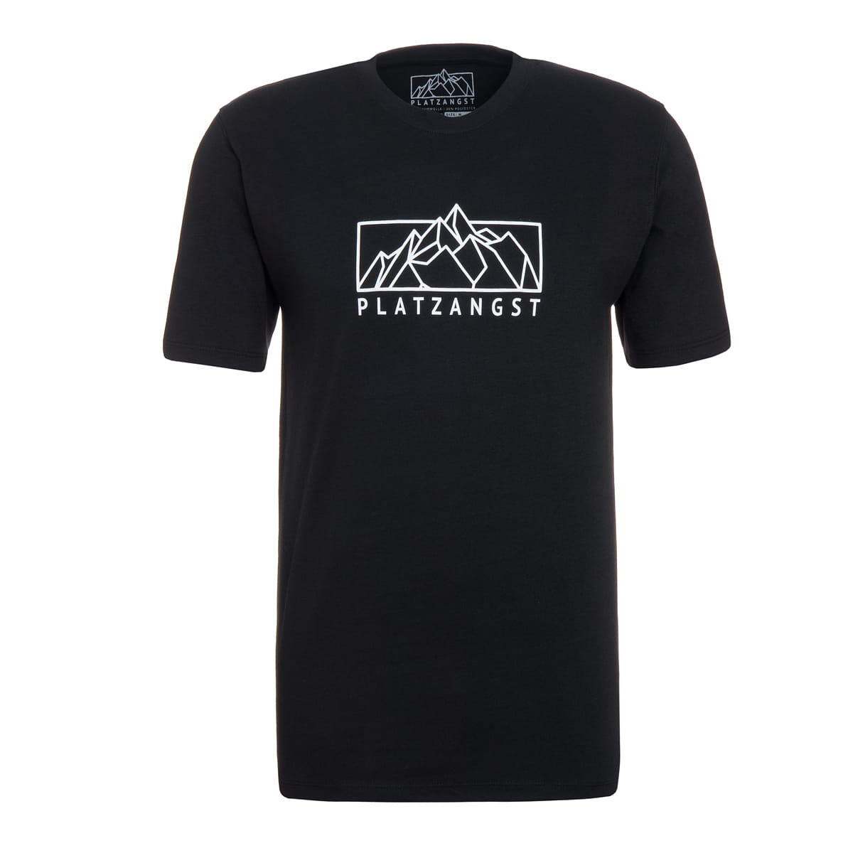 Mountain Logo T-Shirt - Schwarz von PLATZANGST