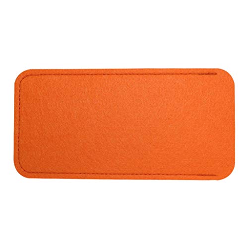 PLCPDM Brillenhülle aus weichem Filz, für Etui, Orange von PLCPDM