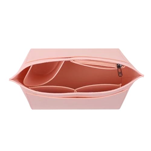 PLCPDM Filzeinsatz für Handtaschen und Taschen, bleiben Sie unterwegs organisiert, rose, 21x13x17cm von PLCPDM