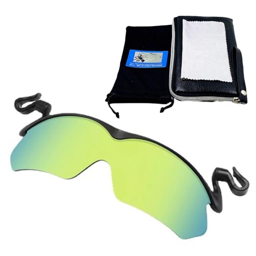 PLCPDM Polarisierende Sonnenbrille, Angeln, Radfahren, Reisen, Sonnenschutz, Sonnenbrille, Clips auf Hut, Sonnenbrille von PLCPDM