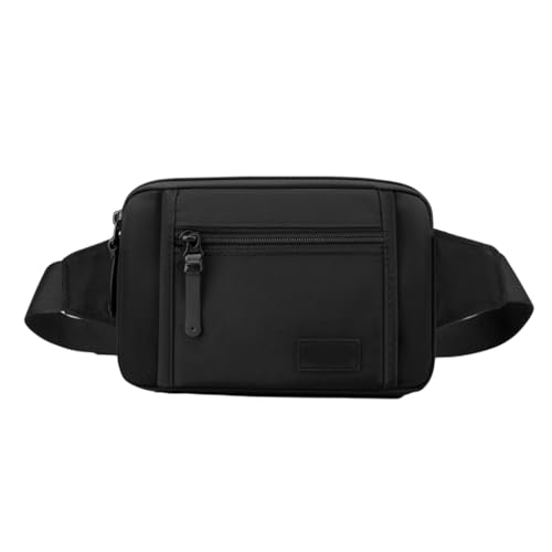 PLCPDM Schultertasche für Damen und Mädchen, Reise-Brusttasche, Schultertasche mit großem Fassungsvermögen, vielseitige Umhängetasche, Schwarz von PLCPDM