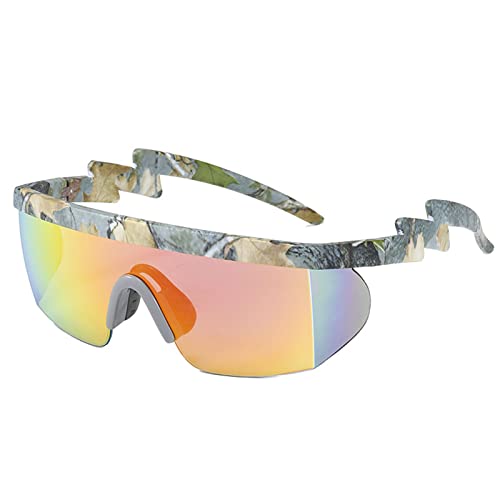 PLCPDM Sportbrille für Erwachsene, Bergsport, Radsportbrille, Outdoor-Fahrradbrille, Herren, Radfahren, Sonnenbrille, Angeln, Sonnenbrille von PLCPDM