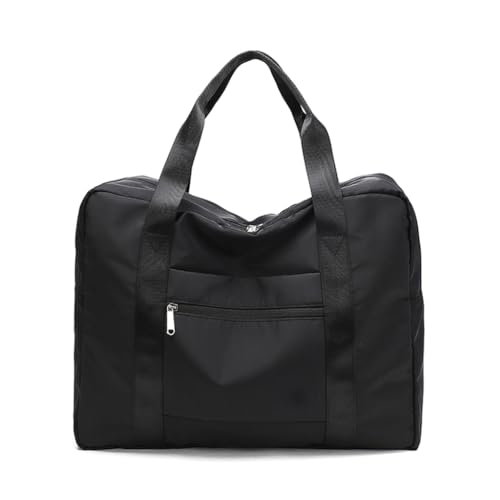 Vielseitige und geräumige, wasserabweisende Handtasche für schnelle Reisen, geeignet für Reisebegeisterte, Schwarz , Medium size von PLCPDM
