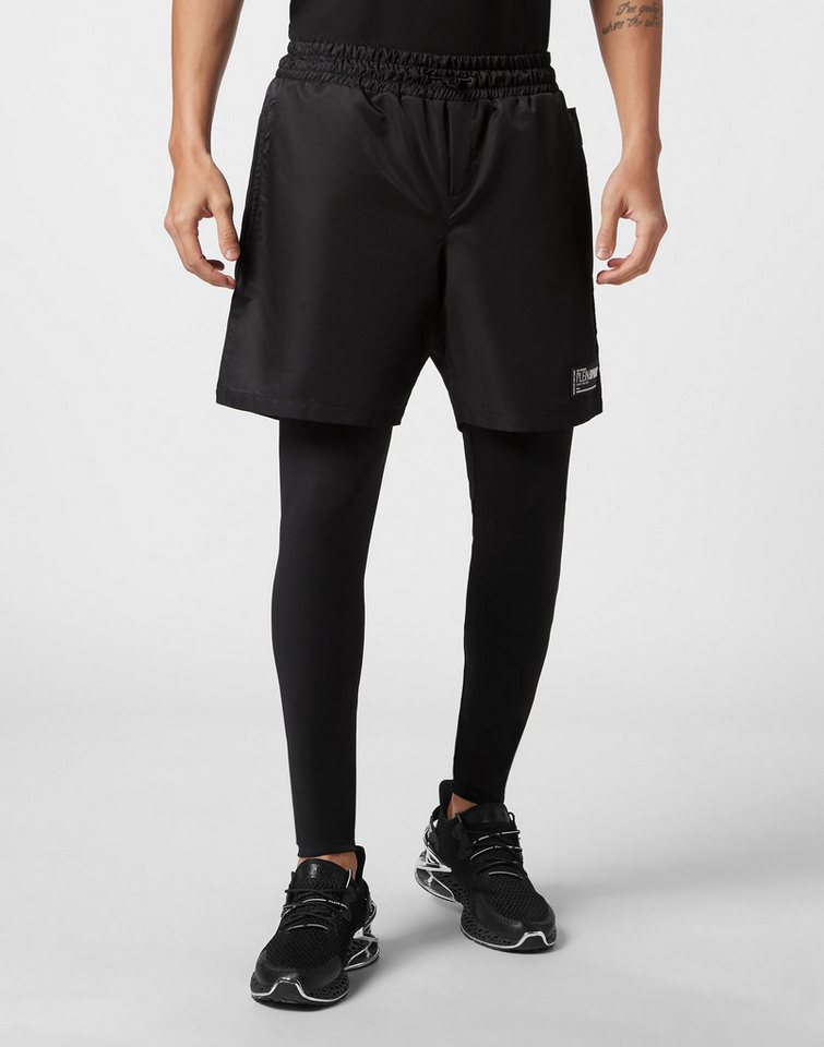 PLEIN SPORT Sporthose 2-in-1 Laufhose PLEIN SPORT Sporthose 2-in-1 Laufhose von PLEIN SPORT