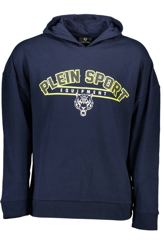 PLEIN SPORT Sweatshirt Blauer Herren Kapuzenpullover mit Kontrasten und PLEIN SPORT Sweatshirt Blauer Herren Kapuzenpullover mit Kontrasten und von PLEIN SPORT