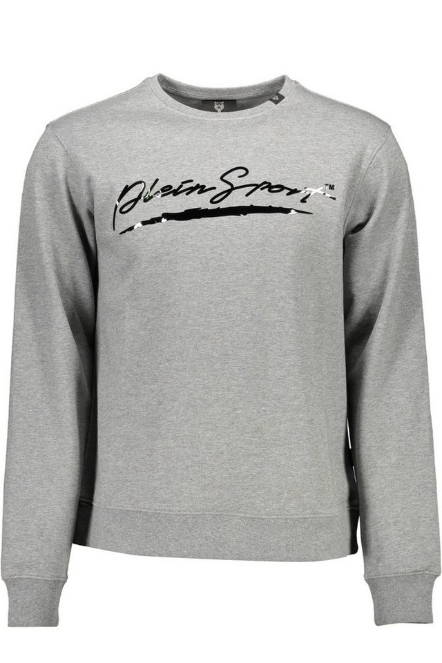 PLEIN SPORT Sweatshirt Grauer Herrenpullover: Sweatshirt mit Rundhals und PLEIN SPORT Sweatshirt Grauer Herrenpullover: Sweatshirt mit Rundhals und von PLEIN SPORT