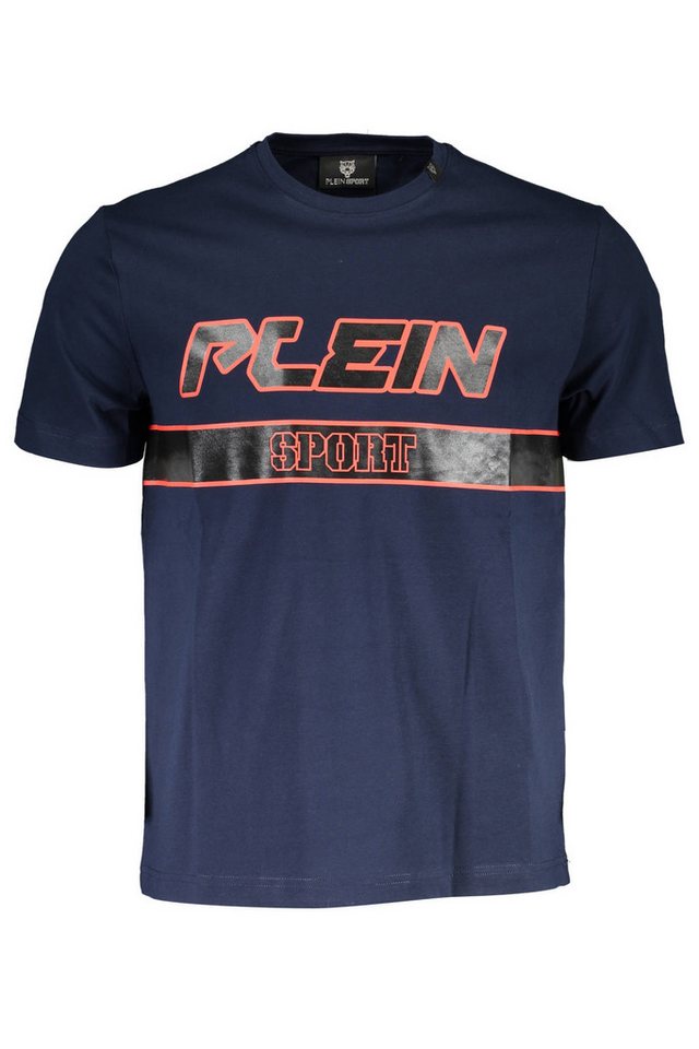 PLEIN SPORT T-Shirt Herren Kurzarm T-Shirt Blau mit Print und PLEIN SPORT T-Shirt Herren Kurzarm T-Shirt Blau mit Print und von PLEIN SPORT