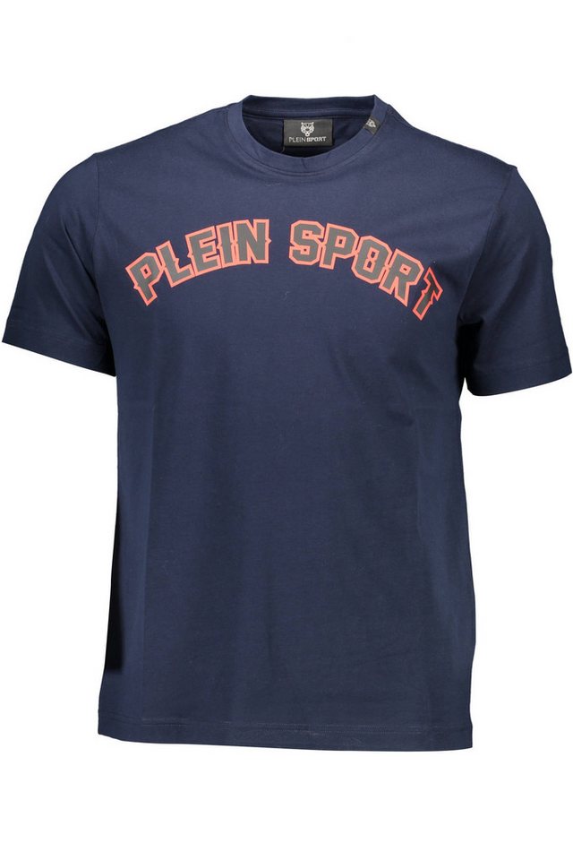 PLEIN SPORT T-Shirt Herren Kurzarmshirt in Blau mit Druck und PLEIN SPORT T-Shirt Herren Kurzarmshirt in Blau mit Druck und von PLEIN SPORT