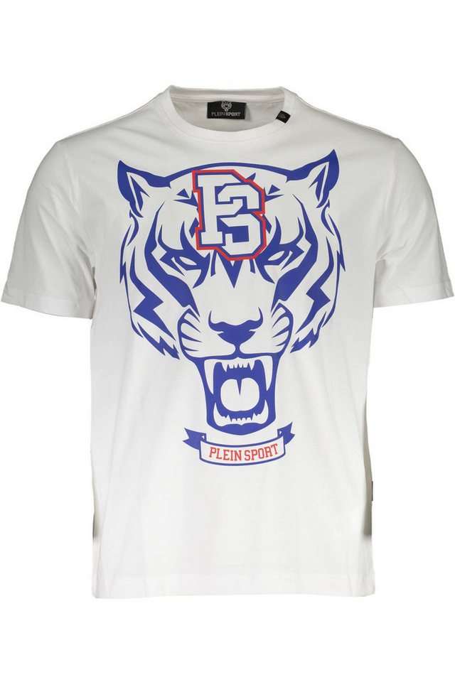 PLEIN SPORT T-Shirt Herrenkurzarm-T-Shirt Weiß - Modernes Design mit PLEIN SPORT T-Shirt Herrenkurzarm-T-Shirt Weiß - Modernes Design mit von PLEIN SPORT